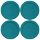 Pyrex 7201-PC 4-Cup Turquoise Plastic Replacement Food Storage Original Genuine Pyrex Lid, Made in USA - 4 Pack