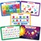 Simply Magic 5 Placemats for Kids - Kids Placemats Non Slip, Washable Reusable Toddler Placemats, Educational Placemats: Alphabet ABC, Shapes, Colors, Numbers, Solar System, Plastic Placemats for Kids