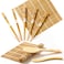 Sushi Making Kit, Delamu Bamboo Sushi Mat, Including 2 Sushi Rolling Mats, 5 Pairs of Chopsticks, 1 Paddle, 1 Spreader, 1 Beginner Guide PDF, Beginner Sushi Kit, Sushi Plates