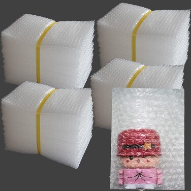 200Pcs Bubble Out Bags&amp;Pouches, 6"x8" Clear Bubble Pouches Wrap Bag, Double Walled Bubble Cushioning Bags for Moving and Storage, Shipping and Packing Supplies for Dishes Glasses Plates