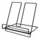 Book Stand Universal Desktop Sturdy Tablet Stand Cook Recipe Holder Lightweight Reader Tool(Black)