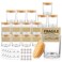 SUPMIND 15 Pack Glass Candle Jars -7oz Clear Empty Candle Jars with Bamboo Lids and Labels, Bulk Candle Containers Jars for Making Candles - Dishwasher Safe
