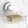 iPEGTOP Super Powerful Vacuum Suction Cup Soap Dish Soap Saver - Rustproof 304 Stainless Steel Sponge Soap Holder for Bathroom, Shower, Sink, Kitchen