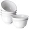 DOWAN 20 OZ Ceramic Soup Bowls &amp; Cereal Bowls - White Bowls Set of 6 for Kitchen - Bowls for Cereal, Soup, Oatmeal, Rice, Pasta, Salad - Dishwasher &amp; Microwave Safe