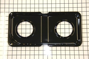 GE WB34K10010 Burner PAN, Range, Left Dual B