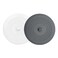 Tub Stopper 2 Pack,Bathtub Drain Stopper,6 inches Large Silicone Drain Plug,Hair Stopper Flat Suction Cover for Kitchen Bathroom Accessories and Laundry (Gray/White)
