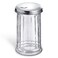 12 Oz Glass Sugar Dispenser with Pour Spout and Stainless Steel Flip Lid - Durable, Classic Style Conveniently Sized Multifunctional Sugar Shaker with Practical Hole, Suitable for Seasoning, Cinnamon