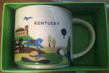 Starbucks You Are Here Collection Coffee Cup - Kentucky