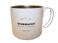Starbucks Stainless Steel cup with wire handle White finish (White)