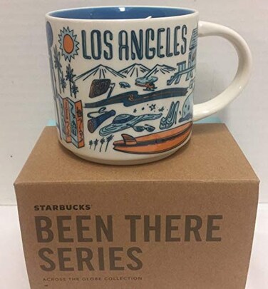 Starbucks Been There Series Los Angeles Ceramic Mug, 14 Oz