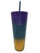 Starbucks Fall 2024 Harvest Gradient Grid Cold Cup Tumbler, Venti 24oz