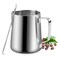 Milk Frothing Pitcher, 12oz/20oz Milk Frother Cup Stainless Steel Jug Steaming Pitcher, Milk Coffee Cappuccino Latte Art Barista Steam Pitchers Milk Jug Cup with Decorating Pen, Christmas Gifts