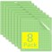 Gwybkq Cutting Mat for Cricut Explore One/Air/Air 2/Maker 8 Pack 12x12 Inch Standard Green Grip Adhesive Sticky Non-Slip Durable Mat Cut Mats Replacement Accessories