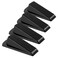 4 Pack Door Stoppers for Bottom of Door, Door Stops, Rubber Door Stopper Wedge, Sturdy Stackable Door Stops for Floor
