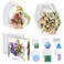 Large Resin Molds, 3 PCS Large Silicone Molds Kit for Resin Including Large Hexagonal and Square Heart Resin Mold, Epoxy Resin Molds for Flower Preservation Kit