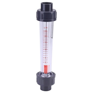 Flowmeter Rotameter Plastic Tube Type LZS-15 25-250L/H Instantaneous Water Liquid Flow Meter DN15 1/2