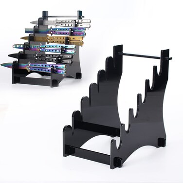 KAFENDA Knife Display Stand - Holder for Collector, Pocket &amp; Tactical Knives - Cool Designs