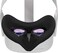 RGEEK VR Silicone Face Cover for Quest 2, Sweat-Proof Lightproof Non-Slip Washable Replacement Face Pads for Quest 2 Accessories