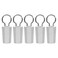 StonyLab Glass Penny Head Glass Hollow Stopper for 24/40 Outer Joint Glass, with Closed Bottom (5 Pack)