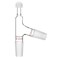 StonyLab 3 Way Distilling Thermometer Adapter with 24/40 Joints and Screw Cap for Distillation Apparatus