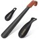 ZOMAKE Metal Shoe Horn Long Handle for Seniors 16.5" with 2 Pcs Travel Shoe Horn for Men, Women, Kids(Pack of 3)