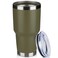 MEWAY 30oz Tumbler Double Wall Vacuum Insulated Travel Mug, Stainless Steel Tumbler with Lid, Durable Powder Coated Insulated Coffee Cup for Cold &amp; Hot Drinks (Army Green,1 PACK)