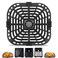 Air Fryer Grill Plate for Instant Pot Vortex Plus 6 in 1 6 QT Gourmia GAF735 6 QT Air Fryer, Air Fryer Accessories Replacement Tray Rack Parts Grill Pan Crisper Plate, Dishwasher Safe