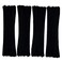 Black Pipe Cleaners 200 Pieces Chenille Stems for DIY Art Decorations Creative Craft (6 mm x 12 Inch)