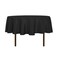 sancua Round Tablecloth - 60 Inch - Water Resistant Spill Proof Washable Polyester Table Cloth Decorative Fabric Table Cover for Dining Table, Buffet Parties and Camping, Black