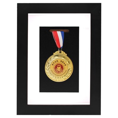Medal Display Frame Balance car Marathon Medal Stand Storage Decorative Badge Storage Box Display Stand Military Challenge Coin chip Medal Display case Glass Medal Display Photo Frame, black1