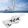 Stainless Steel Boat, Boat Box, Cabinet Boxes Door Buckle Boat Hatch Non Rattle Clamp 120MM
