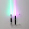 WANLIAN Lightsaber rack wall mounted vertical display stand lightsaber levitation display stand sword stand most lightsaber compatible(transparent 5 trous)