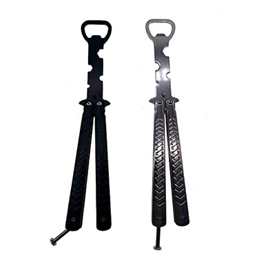 Beautiful Bottle Opener,Bottle Opener,Heavy Stainless Steel Folding Exercise Bottle Opener(2 Pcs)