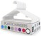 Utopia Home Plastic Hangers 50 Pack - Clothes Hanger with Hooks - Durable &amp; Space Saving Coat Hanger - Heavy Duty White Hangers - Skirt Hangers