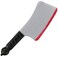 Skeleteen Bloody Cleaver Costume Knife - Fake Weapon Meat Cleaver Prop with Blood and Jolly Roger Handle