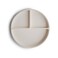 mushie Silicone Suction Plate   BPA-Free Non-Slip Design (Ivory)