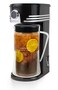 Nostalgia 3-Quart Iced Tea &amp; Coffee Brewing System With Double-Insulated Pitcher, Strength Selector &amp; Infuser Chamber, Also Perfect For Lattes, Lemonade, Flavored Water, Black