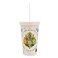 Silver Buffalo Harry Potter Hogwarts Wooden Bamboo Travel Tumbler Cup With Lid and Reusable Straw   Holds 20 Ounces