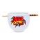 Marvel Comics The Avengers Japanese Ceramic Dinnerware Set   Includes 20-Ounce Ramen Noodle Bowl and Wooden Chopsticks