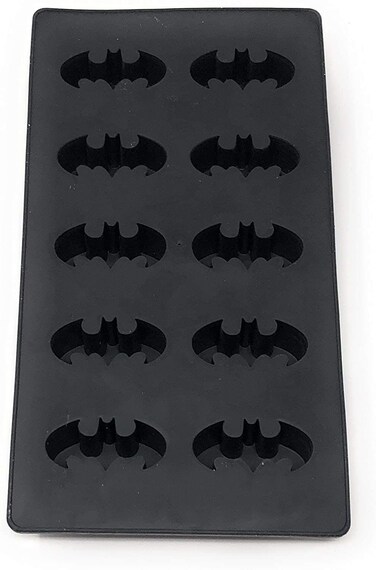 DC Comics Batman Logo Silicone Ice Cube Tray   Makes 10 Molded Cubes