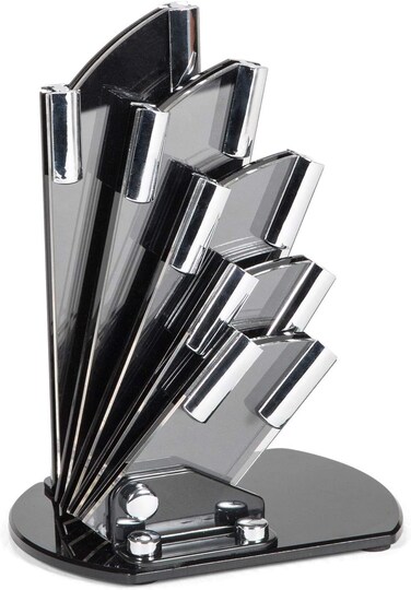 Dr. Mercola Acrylic Knife Holder, Dishwasher Safe