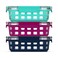 Ello Duraglass 3.4 Cup Meal Prep Sets 6Pc, 3 Pack Set- Glass Food Storage Container with Silicone Sleeve and Airtight BPA-Free Plastic Lids, Dishwasher, Microwave, and Freezer Safe, Berry