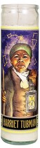 Harriet Tubman Secular Saint Candle - 8.5 Inch Tall Glass Prayer Votive - Made in The USA