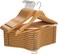 Utopia Home Premium Wooden Hangers 20 Pack - Durable &amp; Slim Coat Hanger - Suit Hangers with 360-Degree Rotatable Hook - Wood Hangers with Shoulder Grooves (Natural Color)