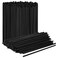 Prestee Plastic Coffee Stirrers, 2000ct, 5.5" - Plastic Coffee Straws, Drinks and Coffee Stir Sticks, Cocktail Swizzle Sticks, Disposable Stir Sticks, Drinking Straws for Coffee &amp; Cocktails (Black)