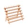 Laflare Braid Rack 60 Spools, PP Braiding Hair Stand, Thread Rack, Sewing Organizer, Quilting, Embroidery - Versatile Extension Holder (Wood)