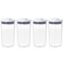 OXO Good Grips POP Container - Airtight Food Storage - 0.5 Qt Square (Set of 4) for Candy and More