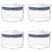OXO Good Grips POP Container - Airtight Food Storage - 0.4 Qt Square (Set of 4) for Dried Herbs and More