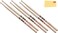 Vic Firth American Classic 5A Wood-Tipped Drumsticks - 3 Pack with Austin Bazaar Polishing Cloth
