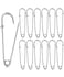 Mr. Pen- Safety Pins (Upgraded), 2.3", 12 Pack, Silver, Safety Pin, Safety Pins Bulk, Large Safety Pins for Clothes, Safety Pins for Clothes, Heavy Duty Safety Pins for Thick Fabric